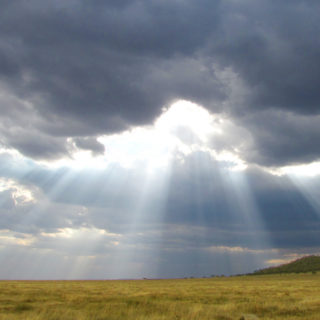 Sunshine Breaking Through the Clouds