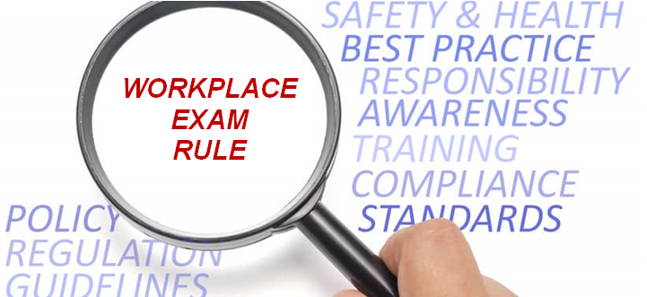 Workplace Exam Rule Image