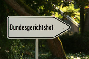 Sign "Bundesgerichtshof"