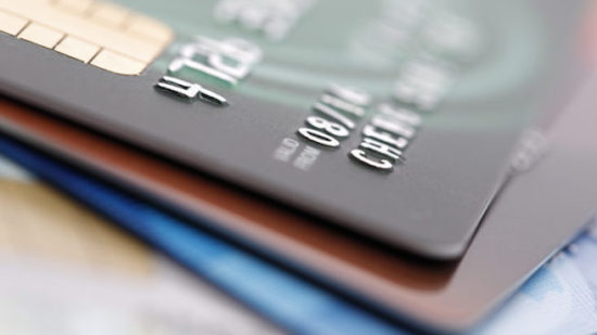 Stacked credit cards