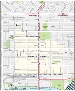 SF Planning Dept. – Central SoMa boundary map