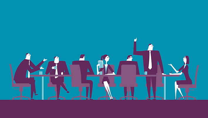 Meeting Illustration Sized