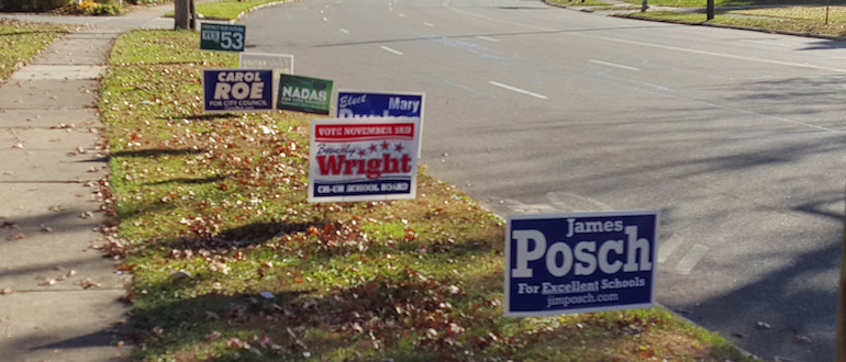political signs