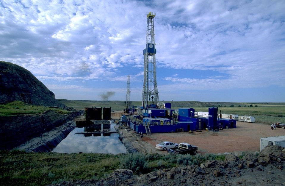 Oil Drilling Reserve Pit