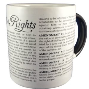 photo of a disappearing civil liberties mug