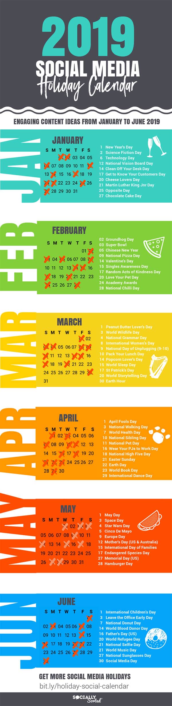 Steal This: Social Media Content Idea Calendar [Infographic]