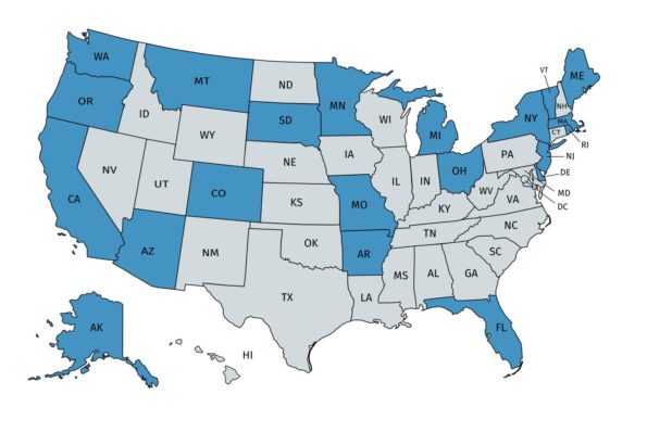 minimum wage map