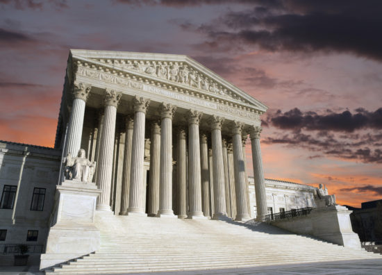 Supreme Court Washington DC Storm
