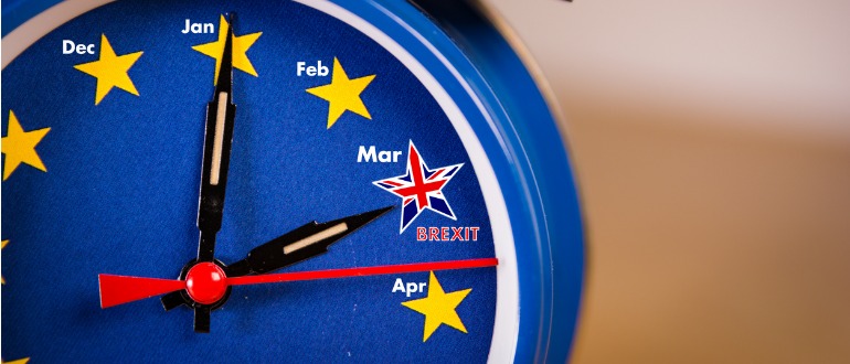 retro-alarm-eu-clock-representing-the-countdown-until-brexit-picture-id1047094818