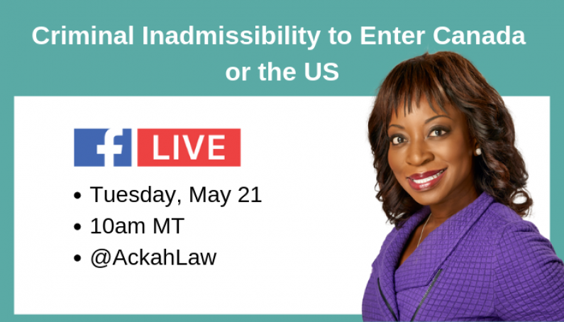 Criminal Inadmissibility to Enter Canada and the US4