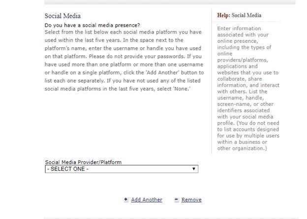 US State Department Now Requires Visa Applicants to Provide Social Media Information