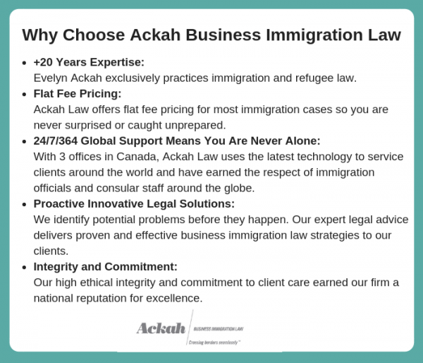 Why Choose Ackah Business Immigration Law