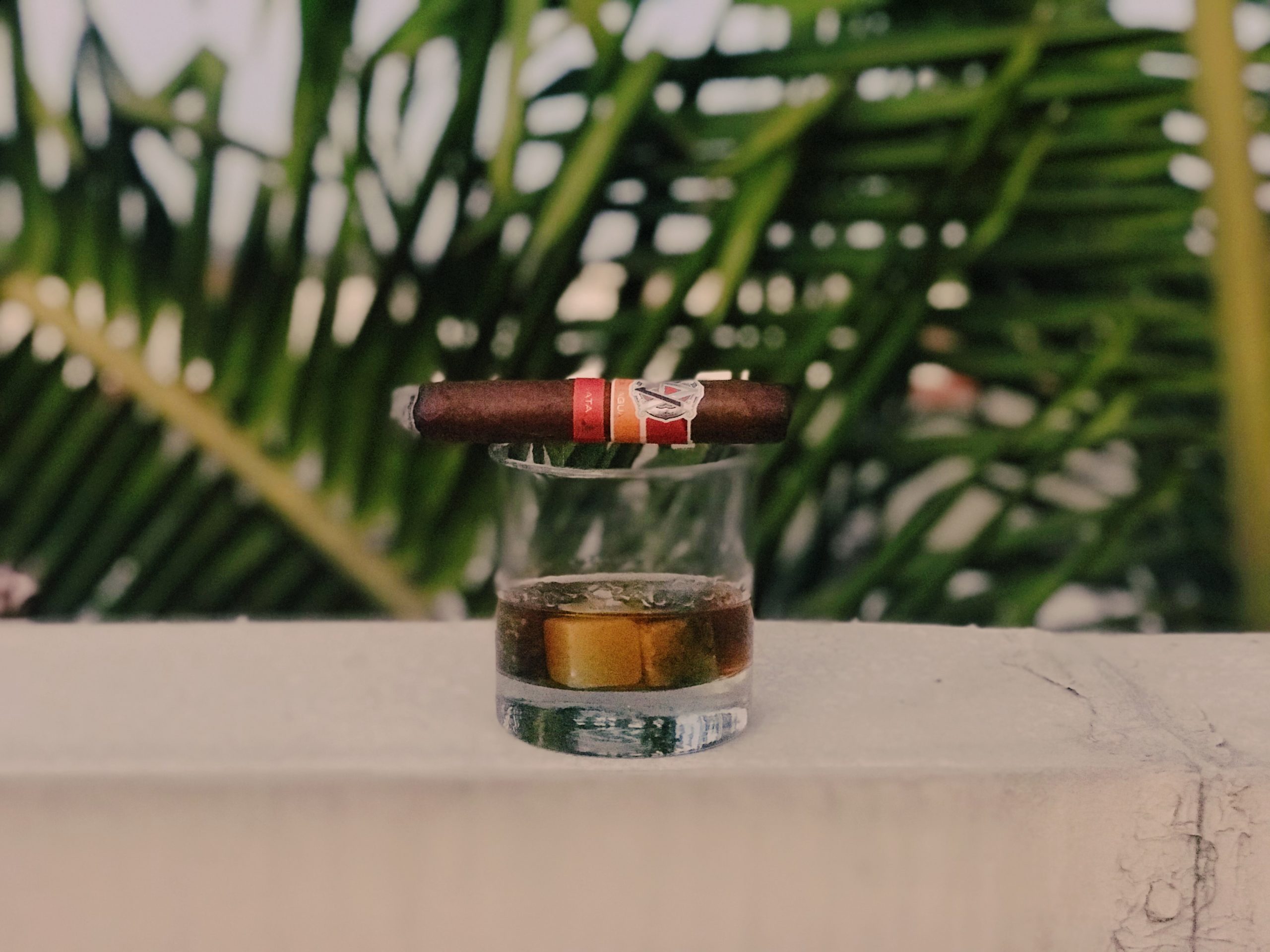 bourbon and a cigar