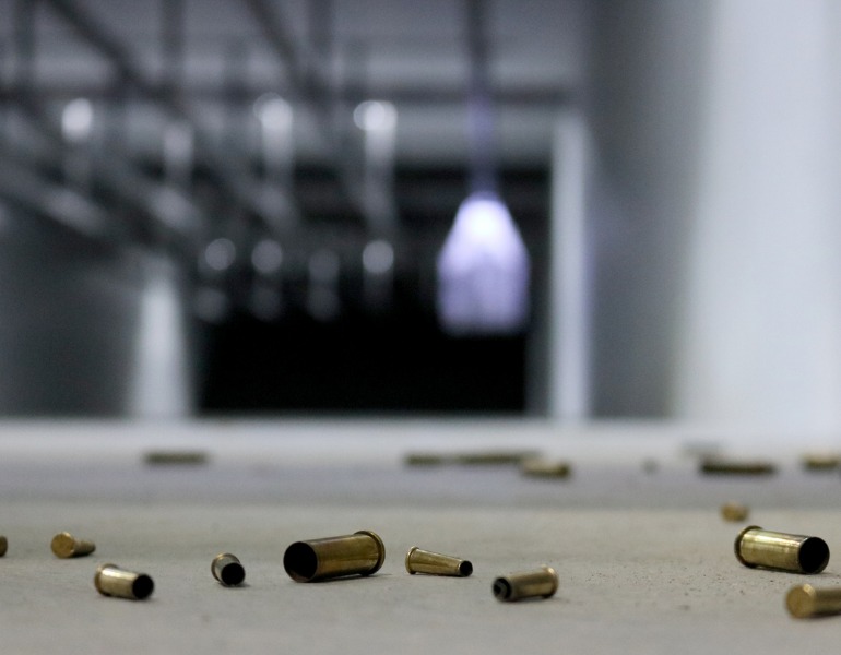 spent-bullet-casings-on-the-floor-picture-id621907294