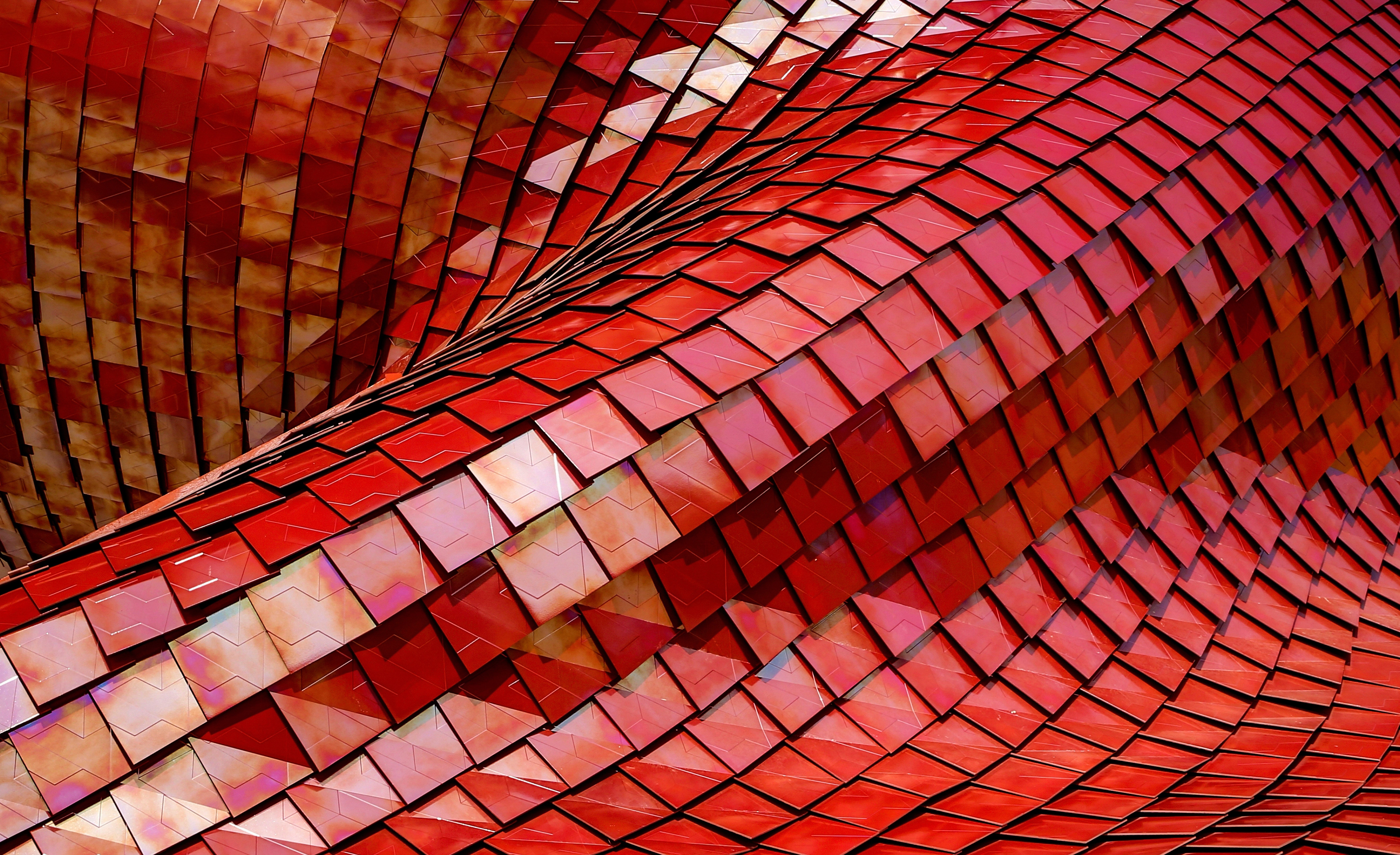 Abstract_Architectural_Red_Wave_P_0056