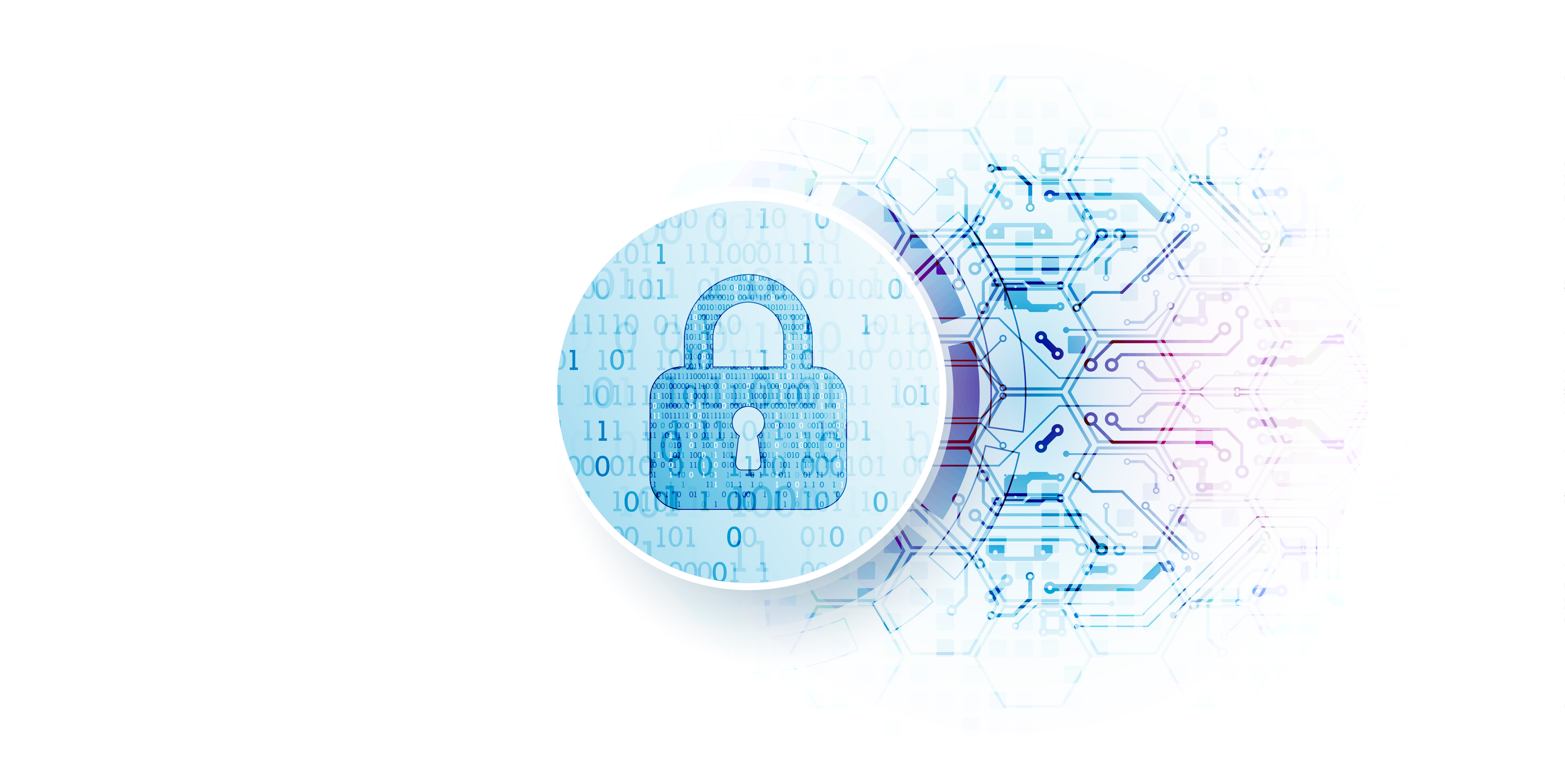 Protect mechanism, system privacy, vector illustration
