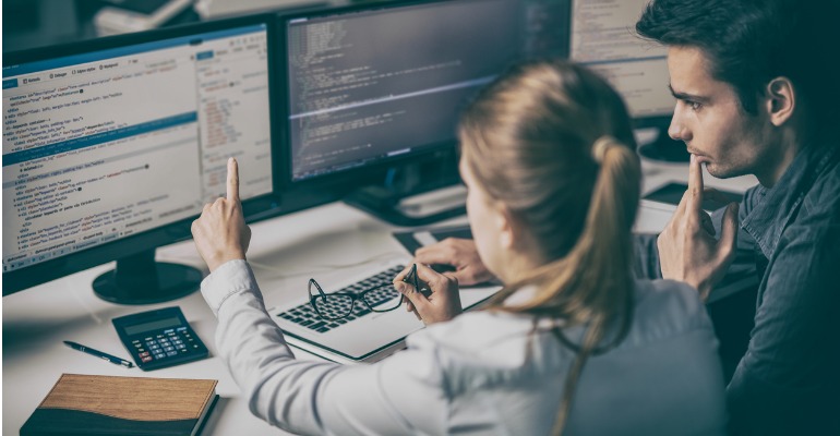 website-design-developing-programming-and-coding-technologies-picture-id667849954