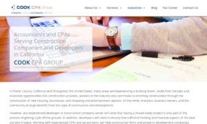 Cook CPA Group | Construction Accountants California