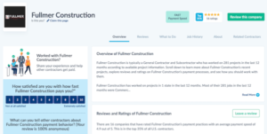 Fullmer Construction - Levelset Contractor Profile screenshot