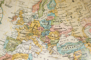 Vintage Europe Map 