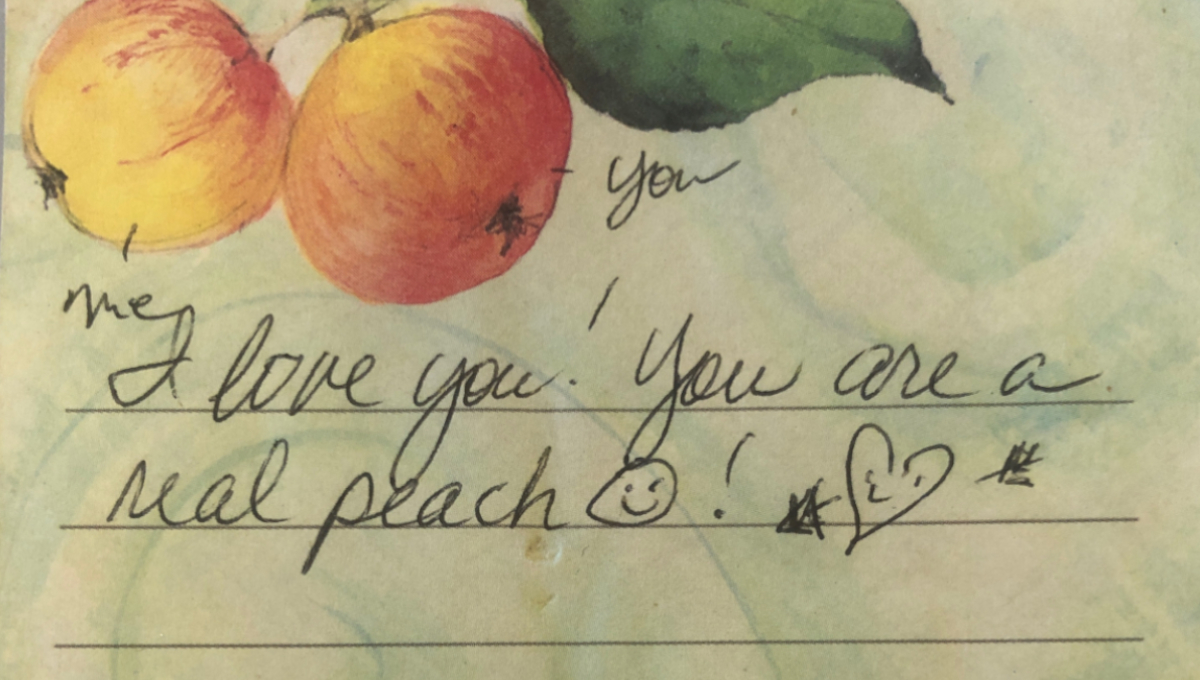 Belva love note