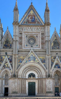 Image of cathedral in Orvieto, Italy