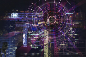 Cyber laser target