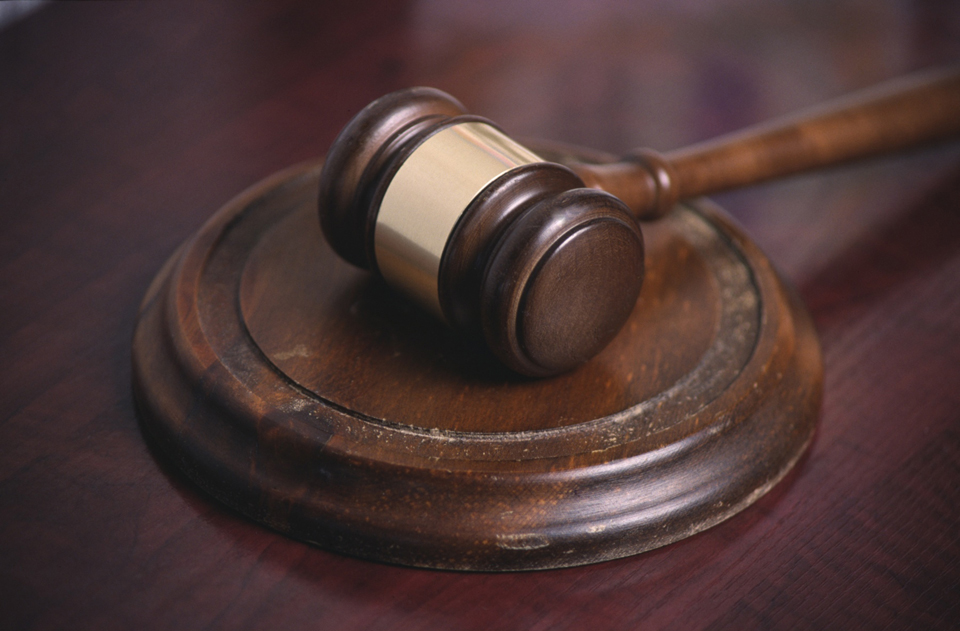 Gavel Resting on Sound Block