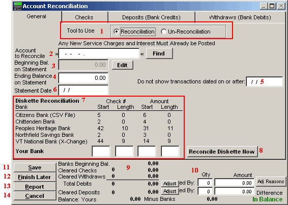 Accounts Reconciliation Accounts Reconciliation