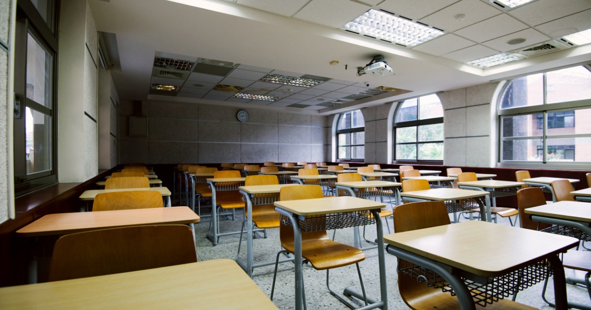 empty-classroom-or-lecture-hall-picture-id1150269889