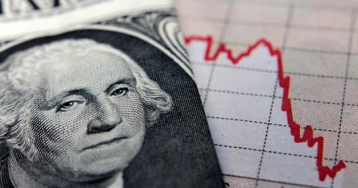 stock-market-graph-next-to-a-1-dollar-bill-picture-id513690100