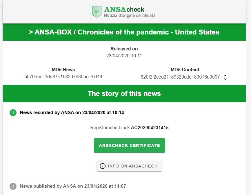 ANSA Check Certificate