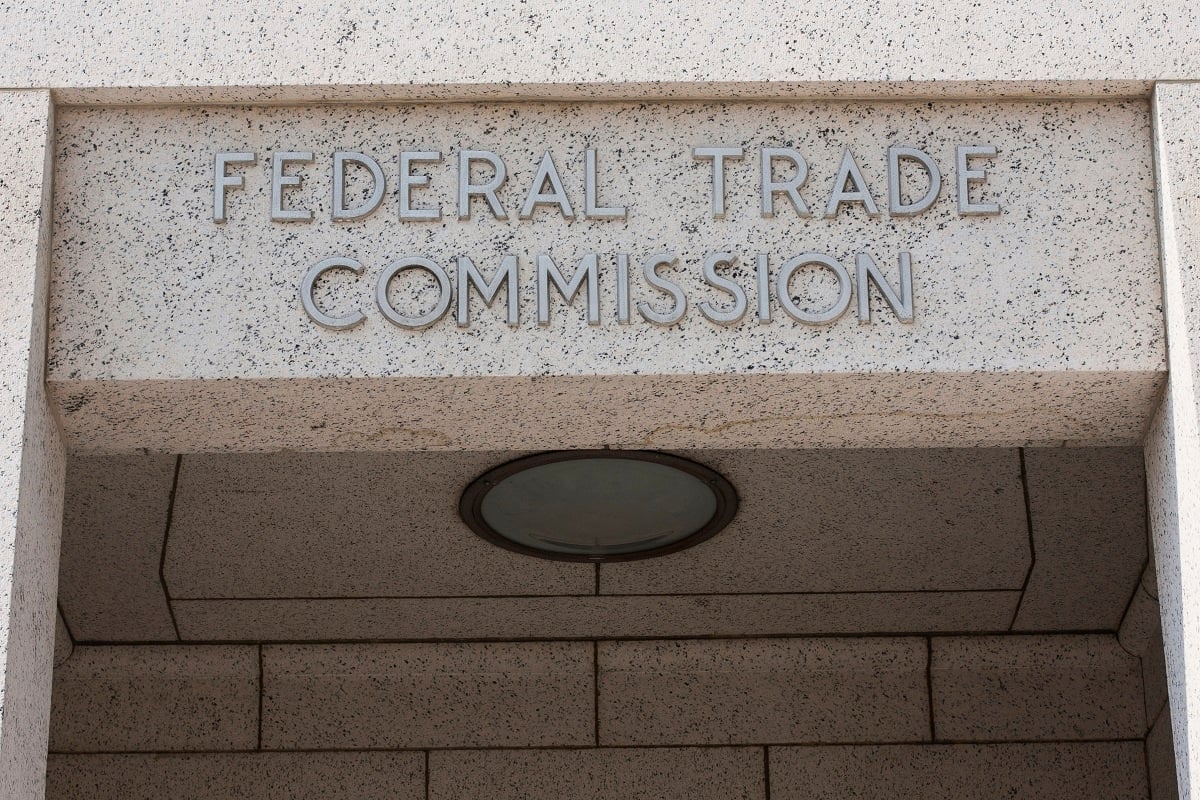 Federal Trade Commission Doorway Sign