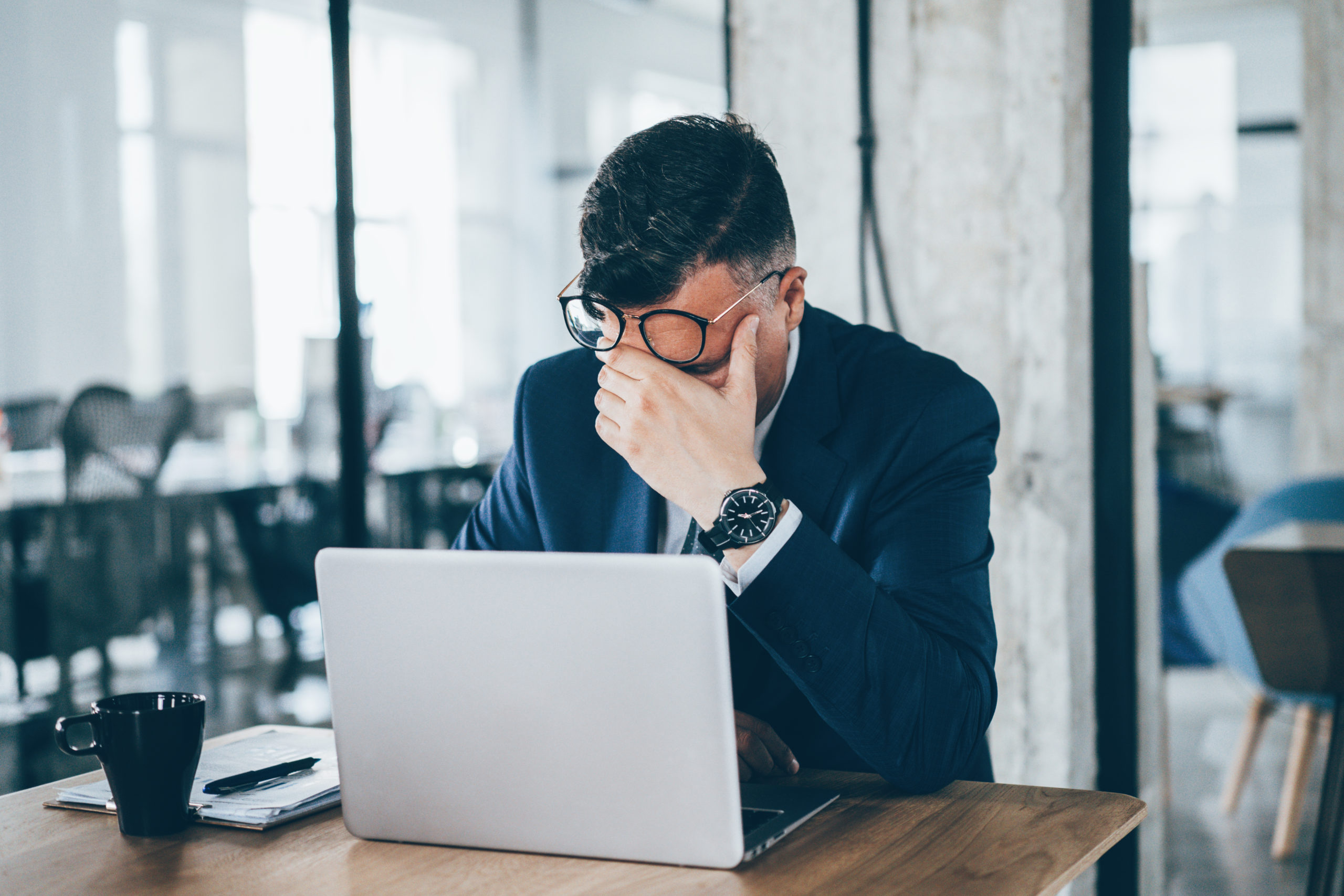 Tired Businessman