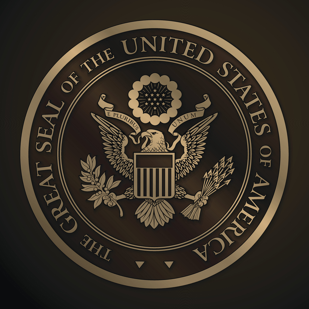 The Great Seal of the US Gold