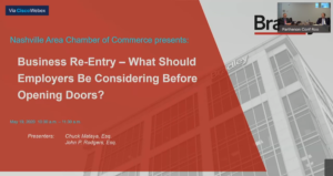 Business Re-Entry – What Should Employers Be Considering Before Opening Their Doors