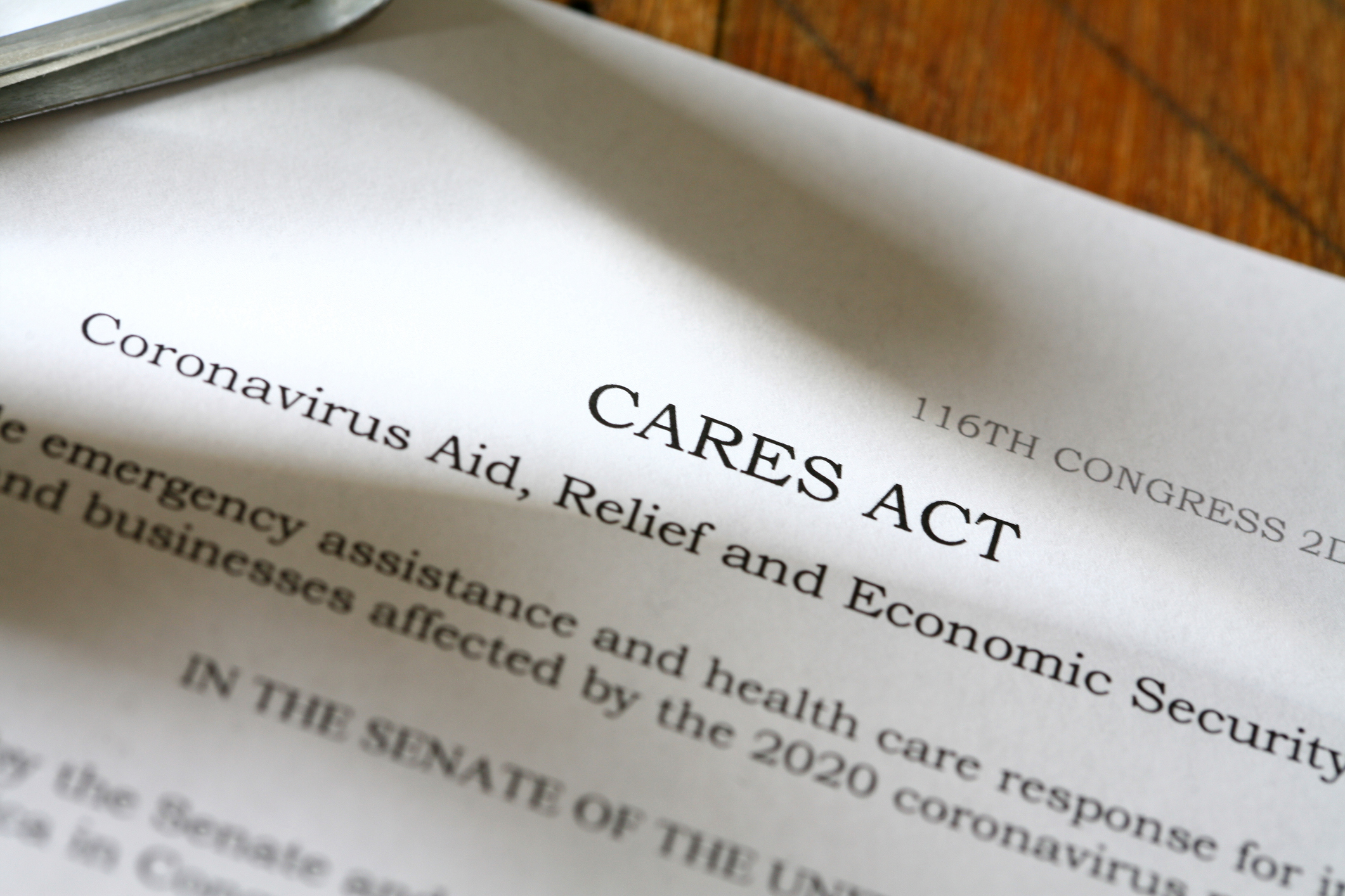COVID-19 CARES ACT of 2020