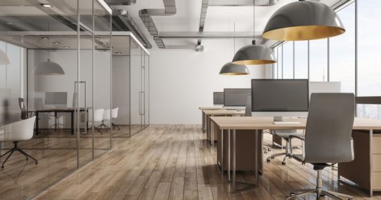 modern-office-interior-with-city-view-picture-id1138024382