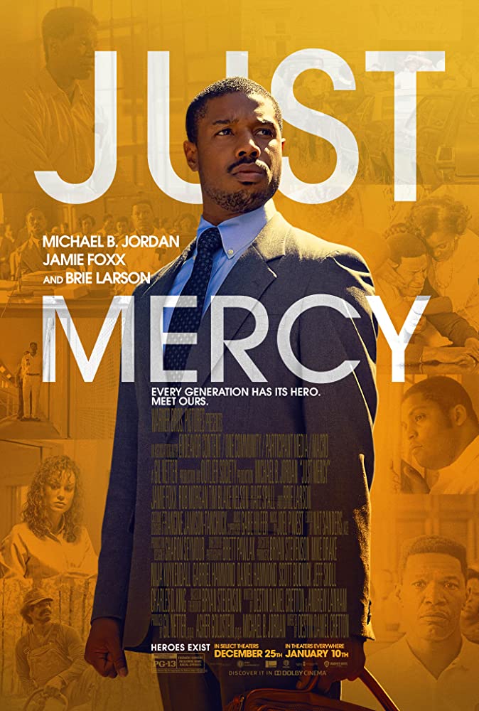 Jamie Foxx, Michael B. Jordan, Brie Larson, Karan Kendrick, and O'Shea Jackson Jr. in Just Mercy (2019)