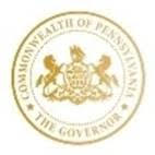 Pennsylvania governor's seal in gold