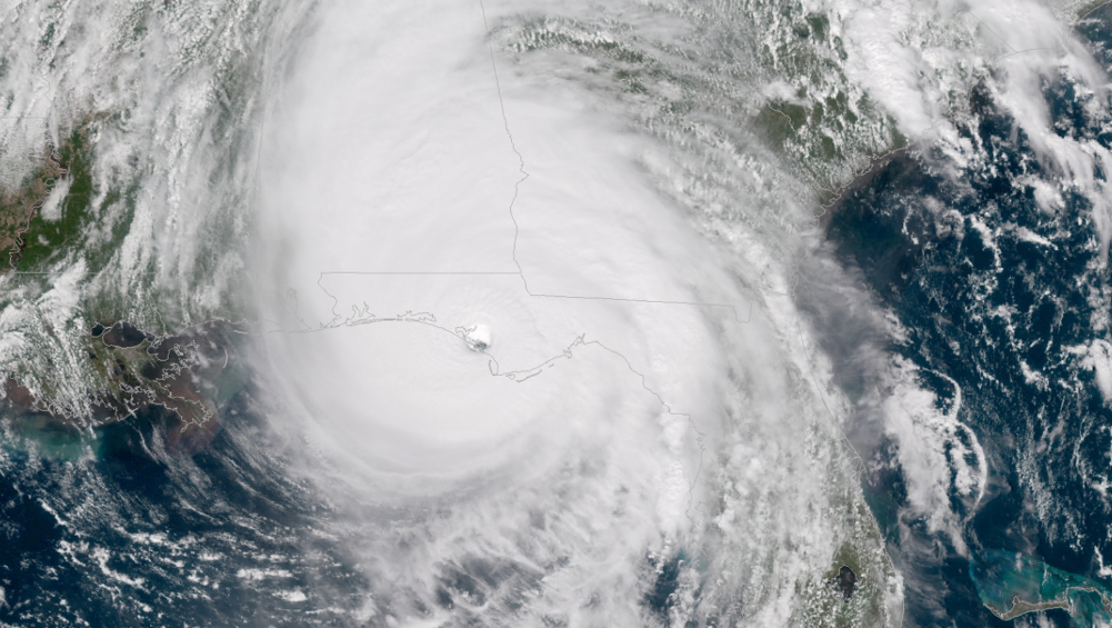 Hurricane Michael satellite