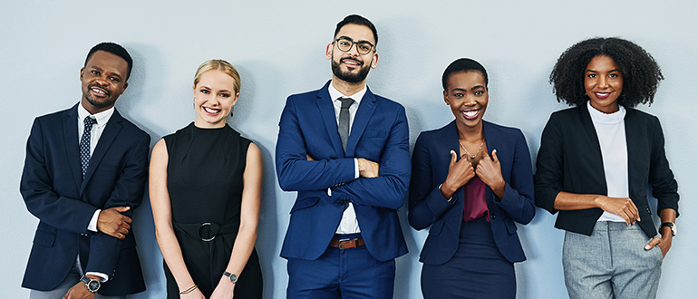 The smiles of success