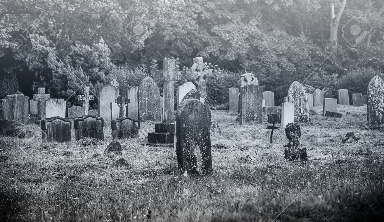 Old creepy cemetery