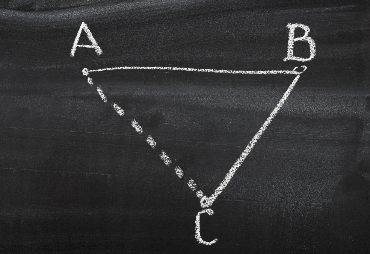 From point A to point B or C