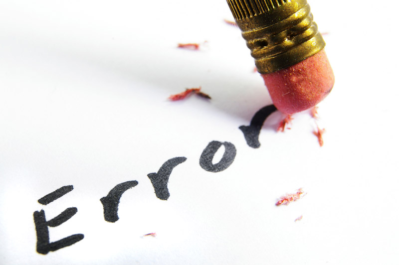 Errors or inaccuracies in legal contracts may worth too much