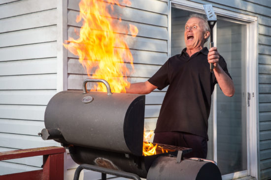 Grill Fire