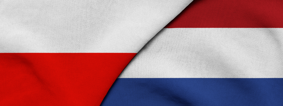 Poland Netherlands flags