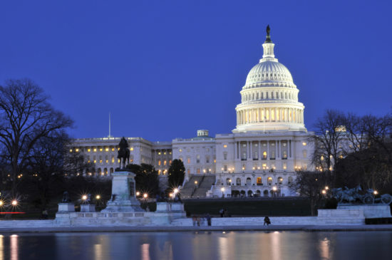 Night View of Capital Hill