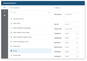 Worldox Advanced Search Feature
