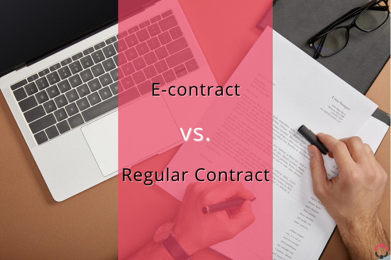 difference between digital and regular contract